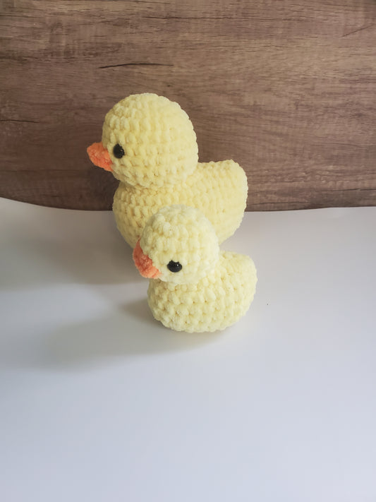 Handmade Crochet Rubber Duck Plush – Soft and Adorable Gift