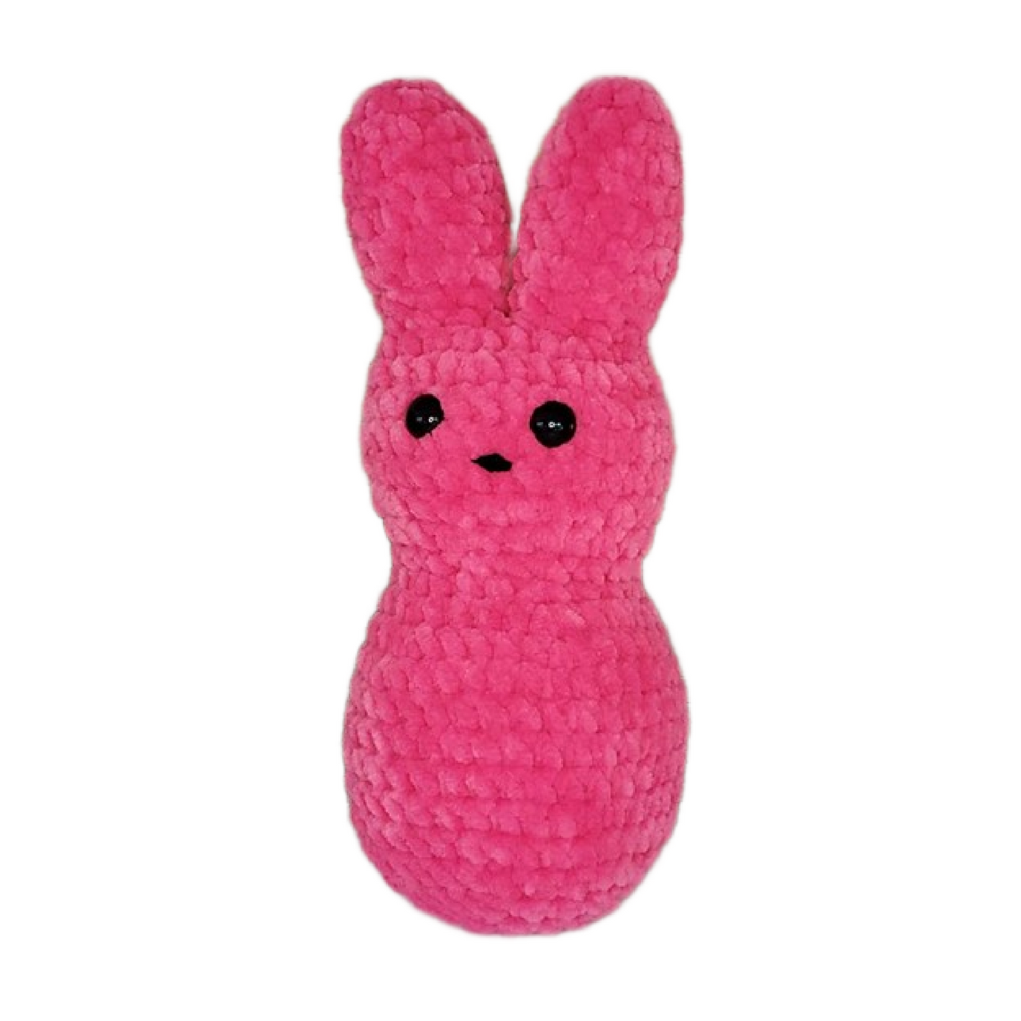 Easter Bunny Plushie – Handmade Chenille Yarn Peep – Soft and Adorable Bunny in Multiple Colors