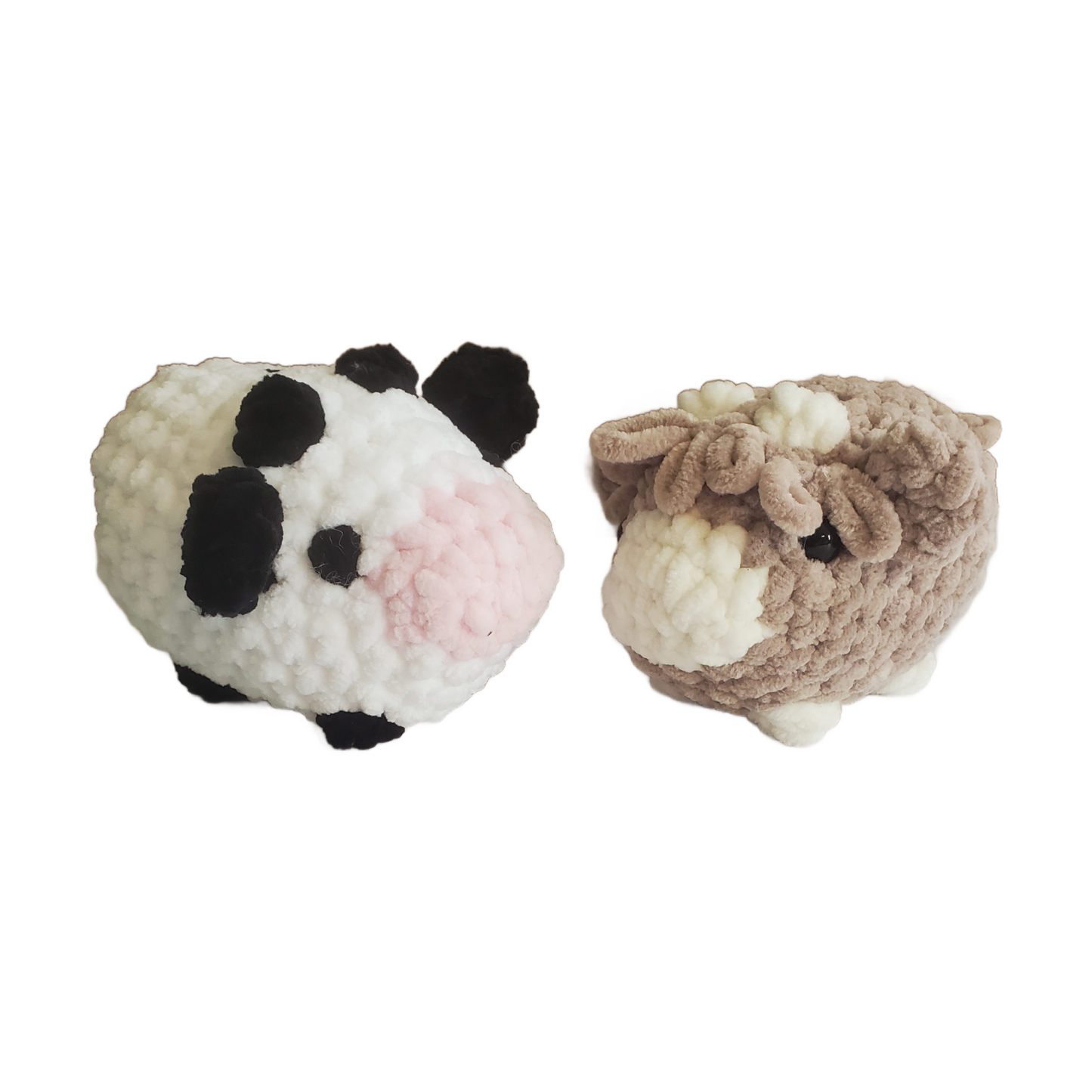 Handmade Crochet Mini Cow Plush – Cute & Soft Gift