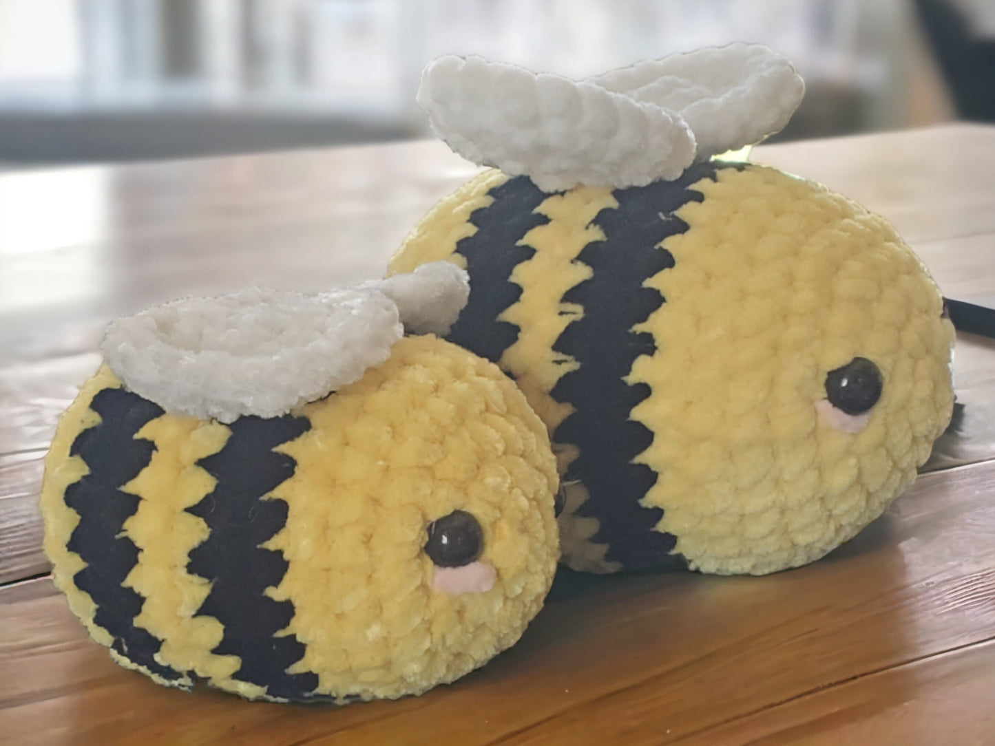 Handmade Crochet Bee Plush – Adorable Amigurumi Bee Toy