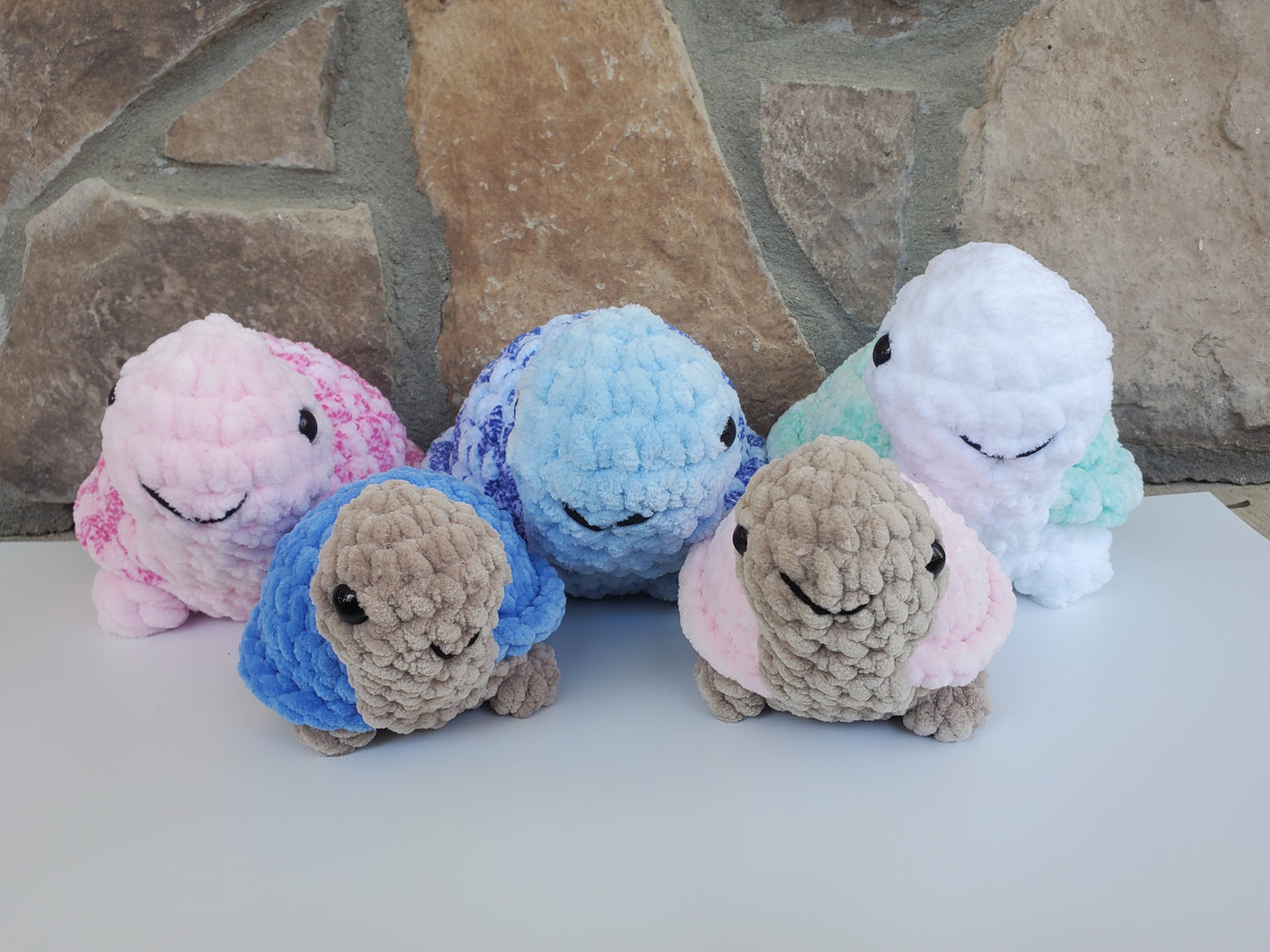 Handmade Crochet Turtle Plush – Adorable Mini Turtle Gift