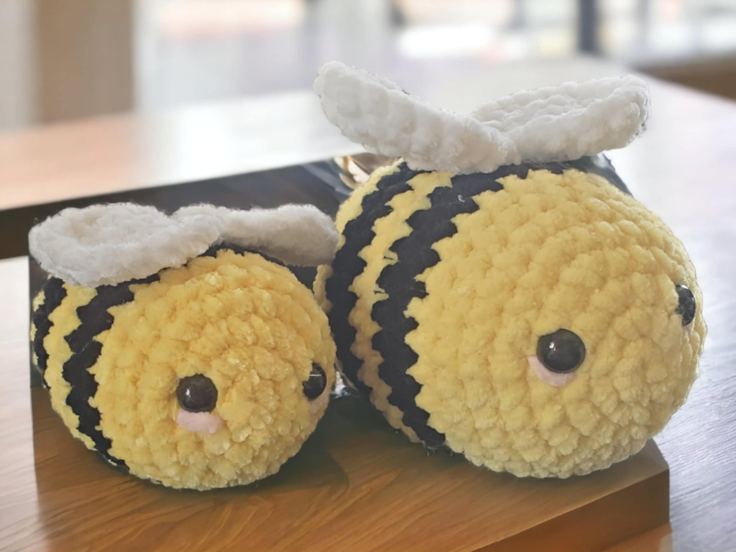 Handmade Crochet Bee Plush – Adorable Amigurumi Bee Toy