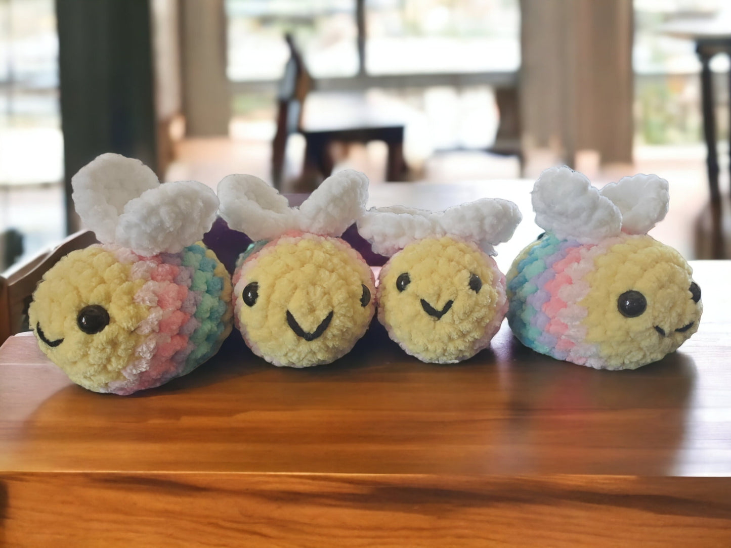 Handmade Crochet Bee Plush – Adorable Amigurumi Bee Toy