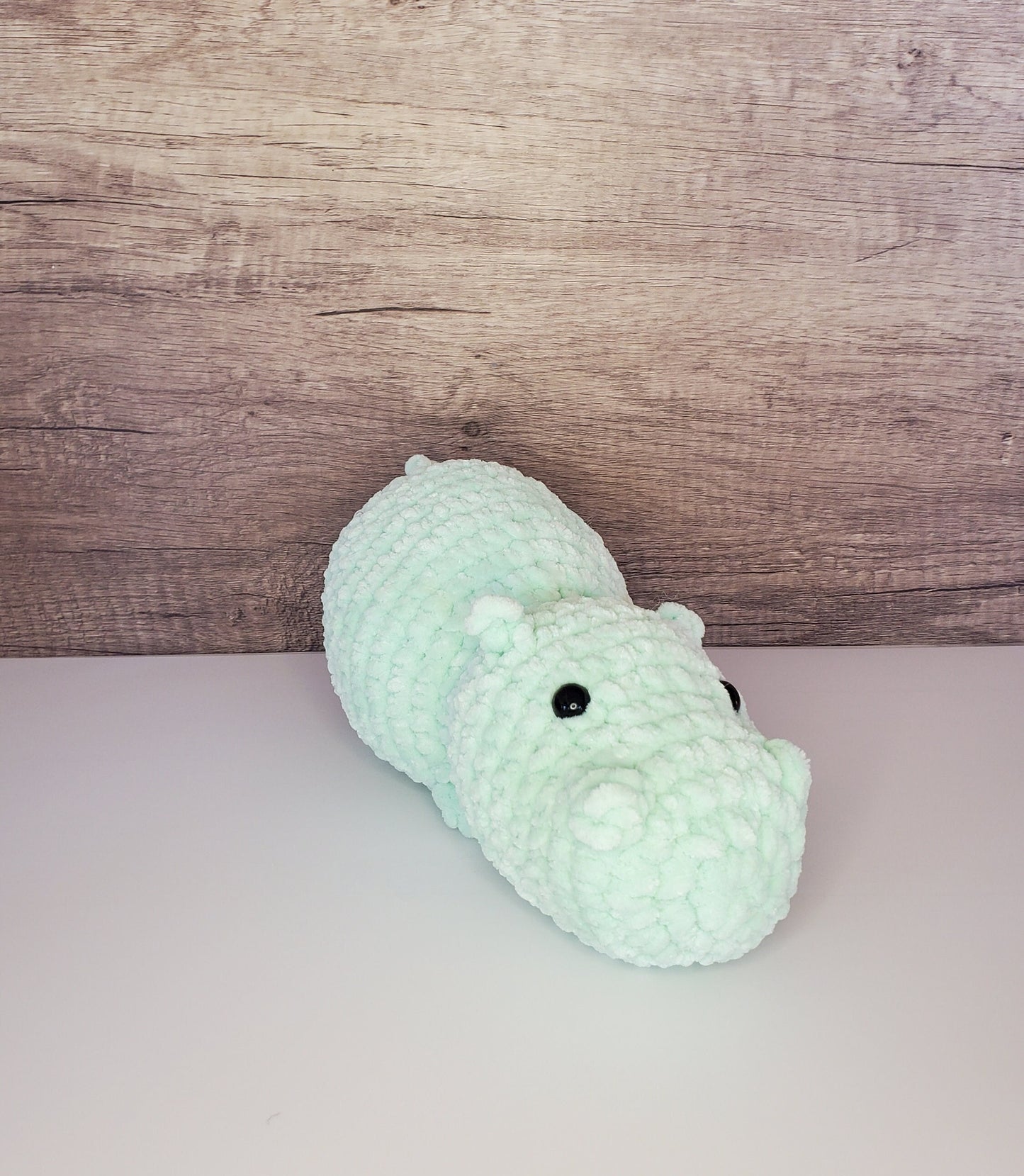 Handmade Crochet Hippo Plush – Adorable and Cuddly Gift for All Ages