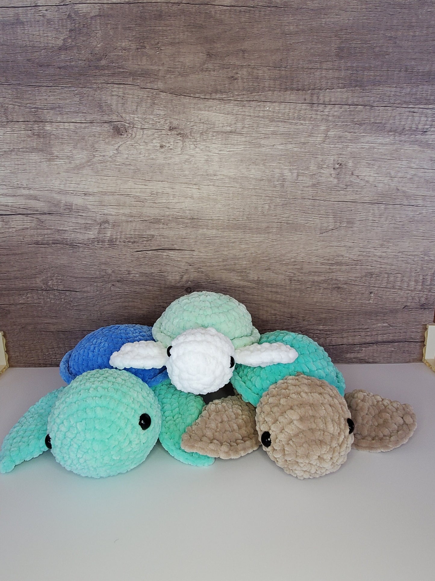 Handmade Crochet Sea Turtle Plush – Adorable and Soft Gift